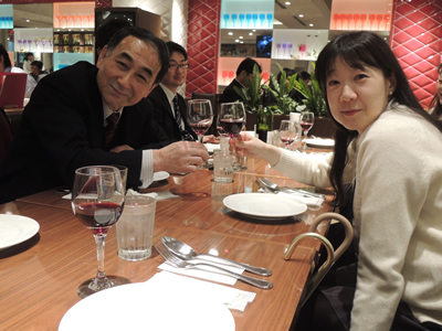 三木と社主（お別れ会）
