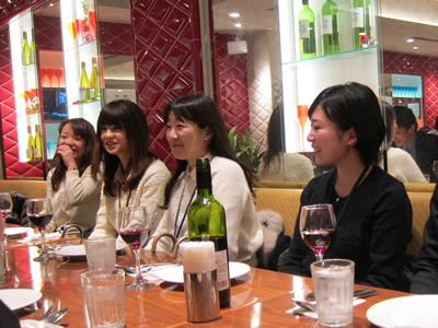 三木さんと女子（お別れ会）